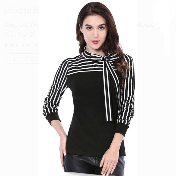 Allegra K Tops - Tie neck blouse by Allegra K size small